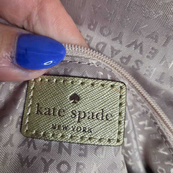 EUC Kate Spade Gold Cross Body shoulder bag - Picture 13 of 14
